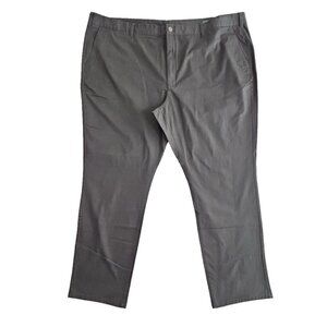 Bonobos Weekday Warrior Pant W52 L32 Grey Straight Leg Stretch Office Wear NWoT